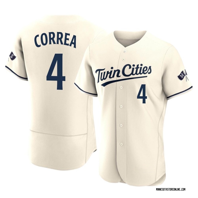 Carlos Correa Minnesota Twins 2023 Road Gray Baseball Player Jersey —  Ecustomily