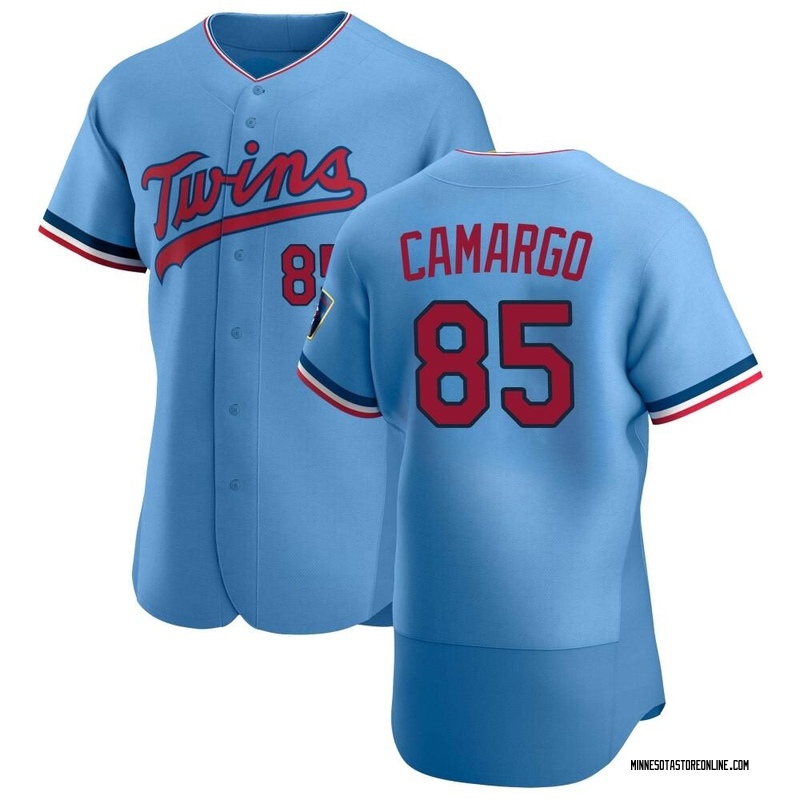 Jair Camargo Men's Minnesota Twins Alternate Jersey - Light Blue Authentic