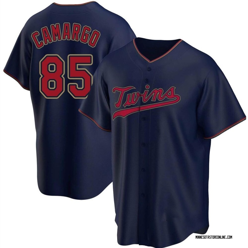 Jair Camargo Men's Minnesota Twins Alternate Jersey - Navy Replica