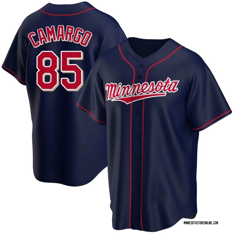 Jair Camargo Men's Minnesota Twins Alternate Team Jersey - Navy Replica