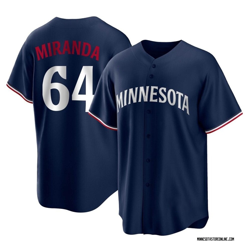 Jose Miranda Youth Minnesota Twins Alternate Jersey - Navy Replica